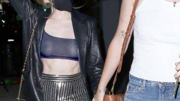 Braless Dove Cameron is Seen in a See-Through Top Leaving Valentina Cy’s Show on fanspics.com