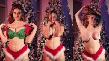 Megan Guthrie Nude Boobs Teasing in Christmas Video Leaked on fanspics.com