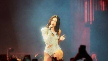 Dua Lipa Looks Hot on Stage During Her Future Nostalgia Tour (14 Pics + Video) on fanspics.com