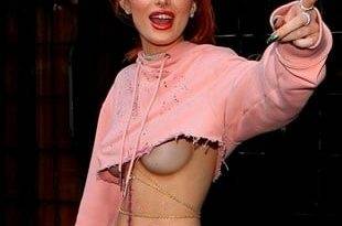 Bella Thorne Flashes Her Underboob And Nipple on fanspics.com