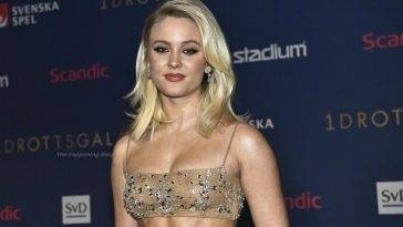 Zara Larsson Shows Off Her Nipples at the Swedish Sports Award - Sweden on fanspics.com