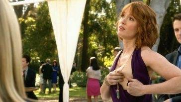 Alicia Witt Topless Scene from 'House of Lies' on fanspics.com