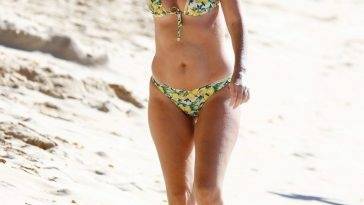 Rhea Durham Enjoys a Day on the Beach in Barbados - Barbados on fanspics.com