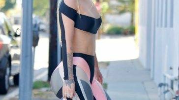 Braless Iggy Azalea is Spotted in Culver City on fanspics.com