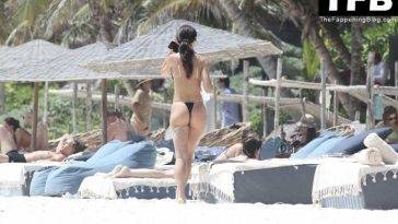 Tabitha Clifft Flaunts Her Sexy Bikini Body on the Beach in Tulum on fanspics.com