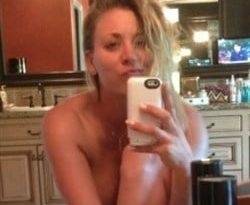 Kaley Cuoco Nude Cell Phone Pic And Video  on fanspics.com