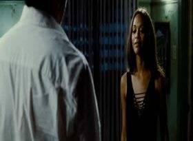 Zoe Saldana Topless Hot Scene Sex Scene on fanspics.com