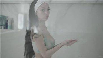Bhad Bhabie Topless Nipple Visible in Shower Video  on fanspics.com