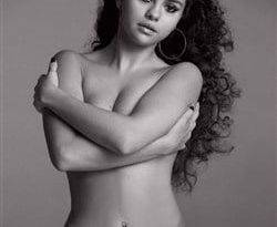 Selena Gomez Nude Outtake From V Magazine on fanspics.com