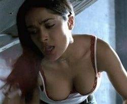 Salma Hayek Shows Massive Cleavage on fanspics.com