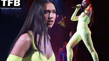 Dua Lipa Shows Off Her Sexy Body on Stage as She Performs During the Future Nostalgia Tour on fanspics.com