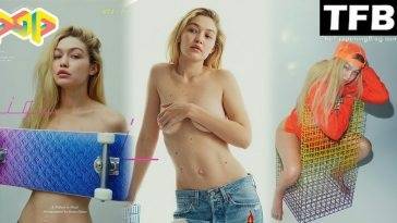 Gigi Hadid Topless & Sexy – POP Magazine on fanspics.com