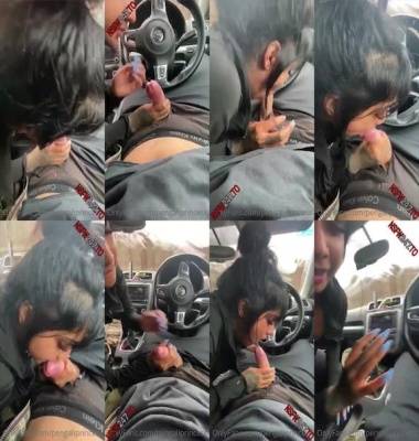 Pengali Princess - sucking dick int the a car on fanspics.com