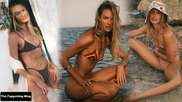Candice Swanepoel Shows Off Her Beautiful Body in the Tropic of C Serenity Bikini Shoot on fanspics.com