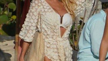 Victoria Silvstedt Enjoys Her Vacation in St Barts on fanspics.com