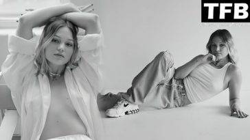 Olivia Holt Poses Braless and Shows Her Breasts in a Hot Shoot by Adrian Martin on fanspics.com