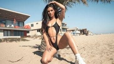 Natalie Gibson Beach Bikini  Set  on fanspics.com