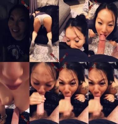 Asa Akira POV blowjob & cum on boobs snapchat premium 2020/01/29 on fanspics.com