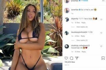 Lyna Perez Nude Video Big Tits Snapchat on fanspics.com