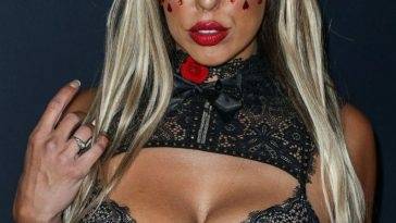 Monique Nicole LeClair Flaunts Her Sexy Tits & Butt at the 2021 Maxim Halloween Party on fanspics.com