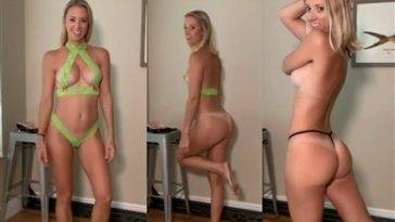 Vicky Stark Lace Lingerie Try On Nude Video on fanspics.com