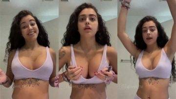 Malu Trevejo Nude Titty Shaking Teasing Video Leaked on fanspics.com