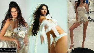 Kendall Jenner Flaunts Her Sexy Ass in Thong Panties on fanspics.com
