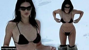 Kendall Jenner Shows Off Her Sexy Bikini Body on fanspics.com