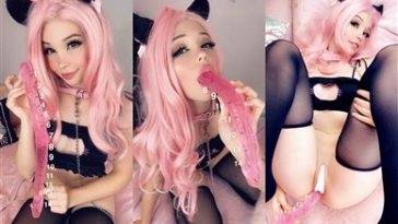 Belle Delphine Nude Black Lingerie Dildo Photos  on fanspics.com