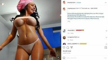 Iryna Ivanova Sucking Big Dildo Between Her Tits OnlyFans Insta Leaked Videos on fanspics.com