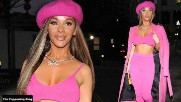Chelsee Healey Shows Off He Underboob at Hairchoice Event on fanspics.com