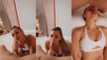 Therealbrittfit Throat Fucking Onlyfans Porn Leaked Video on fanspics.com