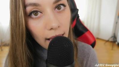 ASMR Honey Girl - Ear Licking on fanspics.com