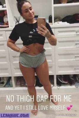 Leaked Demi Lovato Cameltoe And Ass Selfie Photos on fanspics.com