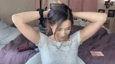 Nude Tiktok  Pokimane knows exactly what she is doing. on fanspics.com