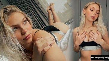 Jordyn Jones Shows Off Her Perfect Ass in Small Panties on fanspics.com