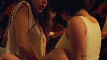 Alia Shawkat & Laia Costa Lesbian Scissoring in 'Duck Butter' on fanspics.com