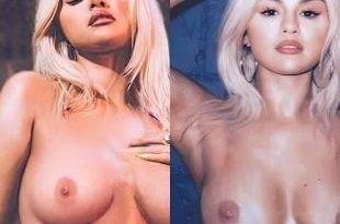 Selena Gomez Shows Off Her Fat Nude Tits To Sell Swimsuits on fanspics.com