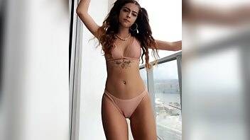 Malu Trevejo Micro Bikini Twerk OnlyFans Leaked XXX Videos on fanspics.com
