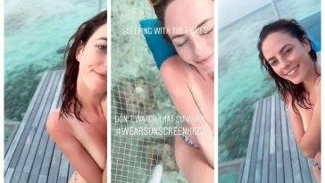 Kaya Scodelario Hot Topless Instagram Story on fanspics.com