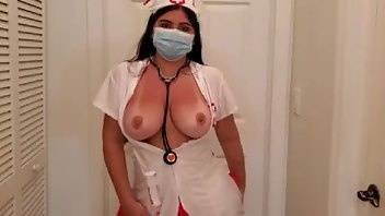 Crystal lust Busty Bimbo Nurse Helps Patient Relieve his Chronic Erection on fanspics.com