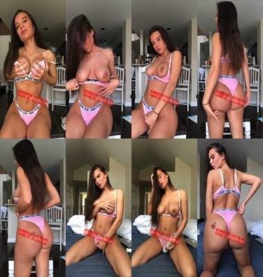 Lana Rhoades hitachi play with thong panties snapchat premium 2019/06/06 on fanspics.com