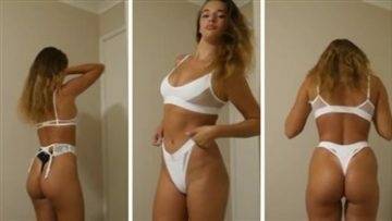 Shaniah Antrobus Nude Lingerie Try On Video  on fanspics.com