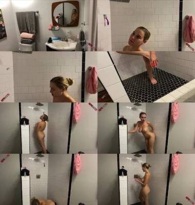 Blake Blossom - dildo masturbation in shower on fanspics.com