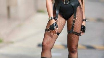 Tinashe Turns Heads at Her Guest Performance on Jimmy Kimmel on fanspics.com