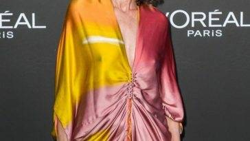 Andie MacDowell Shows Her Pokies at the L’Oreal Paris Lights On Women Award 2022 on fanspics.com