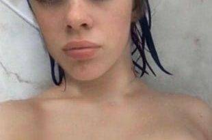 Billie Eilish Nude Topless Selfie And Wet Titties on fanspics.com