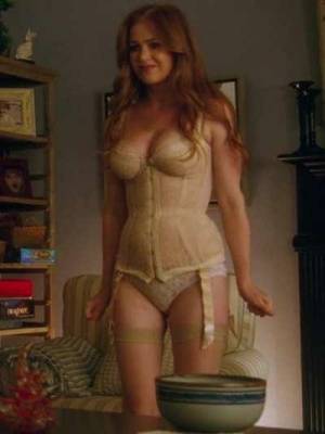 Isla Fisher ready to spend the night playing with two buds on fanspics.com