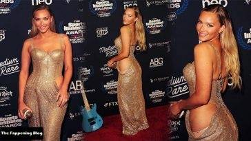 Camille Kostek Shines at the 2021 Sports Illustrated Awards in Hollywood on fanspics.com