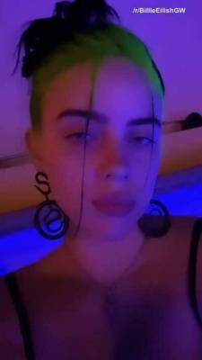 Nude Tiktok  Another day means another load for Billie Eilish and her big tits. on fanspics.com